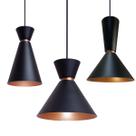 Kit 3 Pendente Lustre Luminária Pequim Berlin Rio