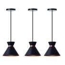 Kit 3 Pendentes Dubai 17cm Mesa Balcão Gourmet Decorações