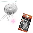 KIT-3 Peneiras Inox + 1 Abridor de Latas e Garrafas