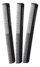 Kit 3 Pente De Corte Long Anti Estático Íon 22cm 180ºc