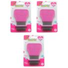 Kit 3 Pente Fino Inox Rosa Piolhos e Lêndeas - Dr. Pentinho Kit 3 Pente Fino Inox Rosa Piolhos e Lêndeas - Dr. Pentinho