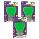 Kit 3 Pente Fino Inox Verde Piolhos e Lêndeas - Dr. Pentinho Kit 3 Pente Fino Inox Verde Piolhos e Lêndeas - Dr. Pentinho