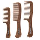Kit 3 Pentes Cabelo Fibra De Coco Linha Coconut Marco Boni