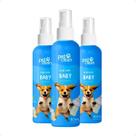Kit 3 Perfume Baby Pet Pet Clean 60 Ml Para Cães E Gatos