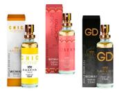 Kit 3 Perfume Feminino Amakha Paris Chic 521 Sexy GD