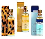 Kit 3 Perfume Feminino Amakha Paris Felina Alen Angelina