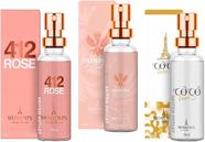 Kit 3 Perfumes Femininos Moments Paris 15ml Miniatura Bolsa
