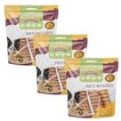Kit 3 Petisco Canelone Snacks 100% Natural Puresnacks