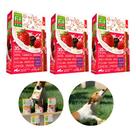 Kit 3 Petisco Fit Pet Amora Morango Framboesa 50g