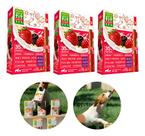 Kit 3 Petisco Fit Pet Amora Morango Framboesa 50g