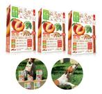 Kit 3 Petisco Fit Pet Pêssego Brócolis Grão De Bico 50g