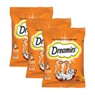 Kit 3 Petiscos para Gatos Dreamies Adultos Sabor Frango Saboroso com 40g