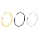 kit 3 piercing nariz aço inox masculino feminino argola unissex qualidade premium prata moda preto dourado original
