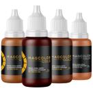Kit 3 Pigmentos Mag Color Gold Castanho 5ml + 1 Avelã