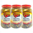 Kit 3 Pimenta Jalapeño Verde em Rodelas Conserva 540g Nativa