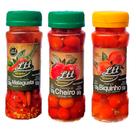 Kit 3 Pimentas Tempero No Pote Biquinho Malagueta Vermelha Cheiro Ltt Alimentos Kit 3 Pimentas Tempero No Pote Biquinho Malagueta Vermelha Cheiro Ltt Alimentos