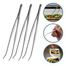 Kit 3 Pinças Culinária De Inox Pegador Gastronomico De 22 Cm