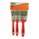 Kit 3 Pinceis Trincha Simples 3/4", 1", 2" Cabo Plástico