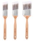 Kit 3 pincel trincha angular recorte profissional 101 tigre