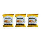 Kit 3 Pipoca Natural com Proteína e Colágeno Queijo Cheddar 30g Mais Pura