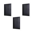 Kit 3 Placa/Espelho 4X2 Cega Preto Pial Plus+ 618500PT+