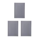 Kit 3 Placa/Espelho Cega 4X2 Cinza Pial Plus+ 618500CZ+