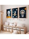 Kit 3 Placa Infantil Quadro Coala Astronauta Avião Foguete Aventura Decoração Kit 3 Placa Infantil Quadro Coala Astronauta Avião Foguete Aventura Decoração