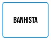 Kit 3 Placas Ambiente Sinalização Setor Banhista