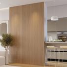 Kit 3 Placas de Painel Ripado Tóquio 250cm x 58cm x 3,3mm (Rende 4,35m²) Ecorevest Marrom/Itapuã Kit 3 Placas de Painel Ripado Tóquio 250cm x 58cm x 3,3mm (Rende 4,35m²) Ecorevest Marrom/Itapuã