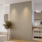 Kit 3 Placas de Painel Ripado Toronto 250cm X 58cm X 3,3mm (rende 4,35m²) Ecorevest
