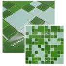Kit 3 Placas De Pastilha De Vidro Para Cozinha Banheiro Piscina Cristal Preta Marrom Verde Grande 30x30cm Diversas Cores - La Bella Griffe