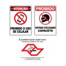 Kit 3 placas PVC 15x20cm Varejo SP