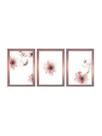 Kit 3 Placas Quadros Decorativos Para Sala Quarto Flores Aquarela Kit 3 Placas Quadros Decorativos Para Sala Quarto Flores Aquarela