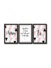 Kit 3 Placas Quadros Decorativos Para Sala Quarto Frases Motivacionais Kit 3 Placas Quadros Decorativos Para Sala Quarto Frases Motivacionais