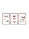 Kit 3 Placas Quadros Decorativos Para Sala Quarto Sempre Foi Deus