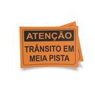 Kit 3 Placas sinalização 15x21cm EM PVC PL(1050) - Tema: Aviso Obras Kit 3 Placas sinalização 15x21cm EM PVC PL(1050) - Tema: Aviso Obras