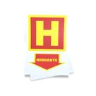 Kit 3 Placas sinalização 15x21cm EM PVC PL(122) Tema: Hidrante Kit 3 Placas sinalização 15x21cm EM PVC PL(122) Tema: Hidrante