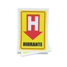 Kit 3 Placas sinalização 15x21cm EM PVC PL(123) Tema: Hidrante Kit 3 Placas sinalização 15x21cm EM PVC PL(123) Tema: Hidrante