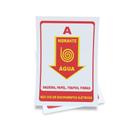 Kit 3 Placas sinalização 15x21cm EM PVC PL(124) Tema: Hidrante Kit 3 Placas sinalização 15x21cm EM PVC PL(124) Tema: Hidrante
