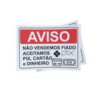 Kit 3 Placas sinalização 15x21cm EM PVC PL(359) Tema: Fiado Kit 3 Placas sinalização 15x21cm EM PVC PL(359) Tema: Fiado