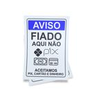 Kit 3 Placas sinalização 15x21cm EM PVC PL(360) Tema: Fiado Kit 3 Placas sinalização 15x21cm EM PVC PL(360) Tema: Fiado