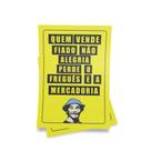 Kit 3 Placas sinalização 15x21cm EM PVC PL(361) Tema: Fiado