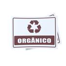 Kit 3 Placas sinalização 15x21cm PL(396) - Tema: Lixo Orgânico