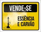 Kit 3 Placas Vende-Se Essência Carvão Ícone 36X46