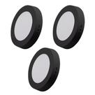 Kit 3 Plafons de Led Sobrepor Redondo Eco 12W 4000K Preto Bivolt BDPD-0800-18 Black Decker