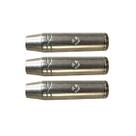 Kit 3 Plug P10 Fêmea Estéreo Jack J10 6,3mm