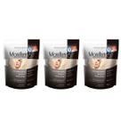 Kit 3 Pó Descolorante Queratina Profissional Azul 9 Tons Efeito Rápido Maxilluring Pouch 300g