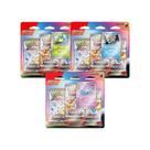 Kit 3 Pokémon Triplo EV 8.5 Glaceon, Leafeon e Sylveon