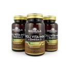 Kit 3 Poli vita-min com ômega 3 60 cápsulas 1000mg Shambala Kit 3 Poli vita-min com ômega 3 60 cápsulas 1000mg Shambala