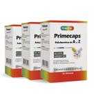 Kit 3 Polivitamínico de A a Z Vitaminas e Minerais Primecaps 60 cápsulas Fitoprime Kit 3 Polivitamínico de A a Z Vitaminas e Minerais Primecaps 60 cápsulas Fitoprime
